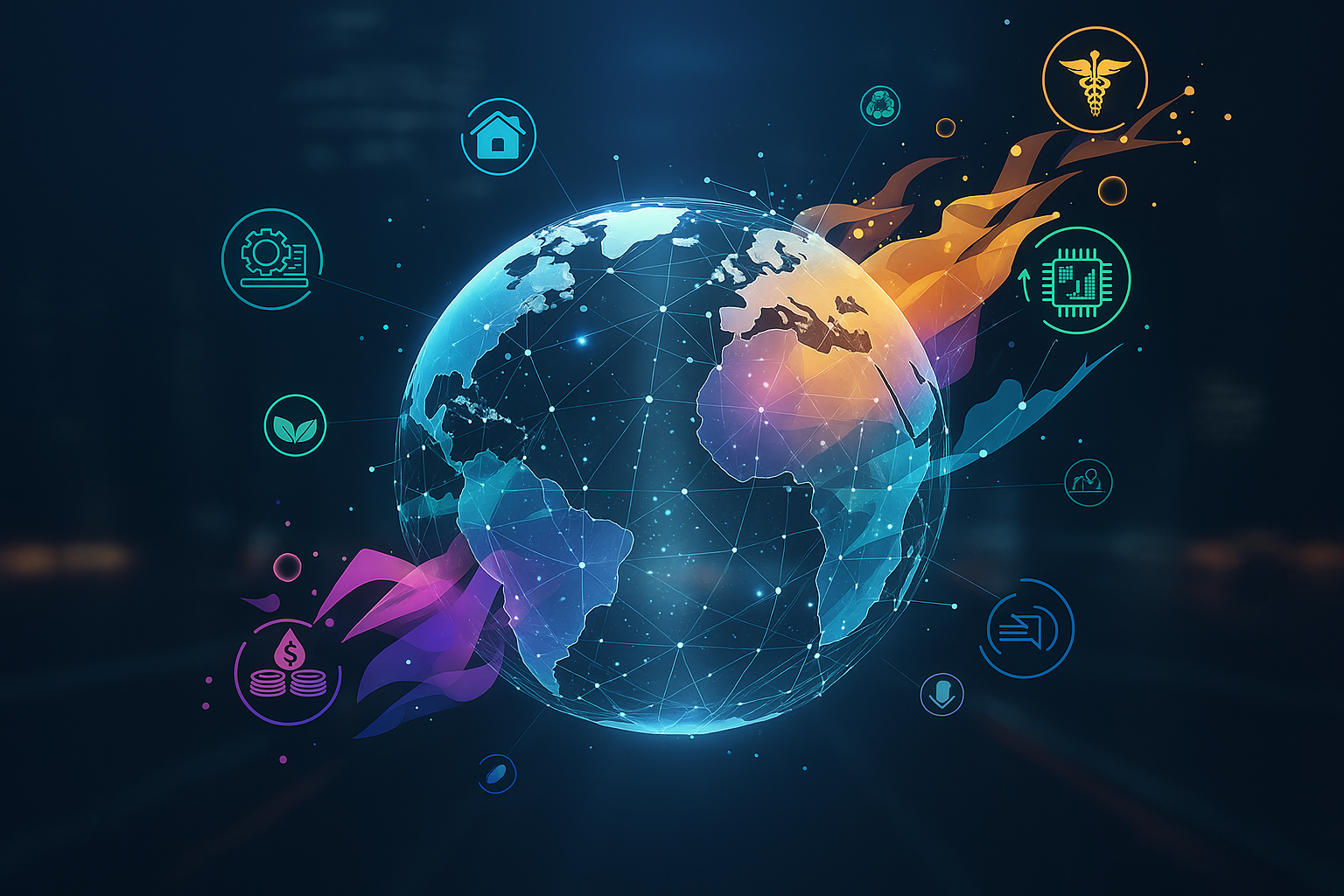 International consulting illustration